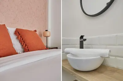 Salle de bains dans l'établissement Sublim Apartment 3 bedrooms Center of Paris by Studio Prestige