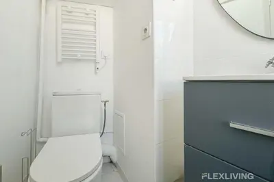 Salle de bains dans l'établissement Flexliving - Studio - Durantin