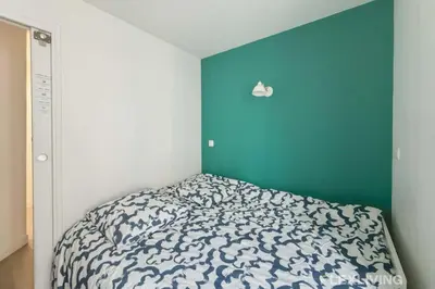 Un ou plusieurs lits dans un hébergement de l'établissement Flexliving - whole flat - Bonnet