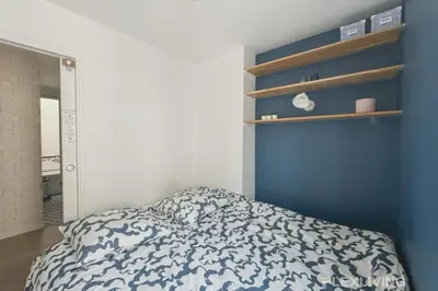 Un ou plusieurs lits dans un hébergement de l'établissement Flexliving - whole flat - Bonnet