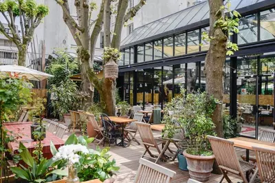Jardin de l'établissement Cozy Room in Alésia Paris 14th