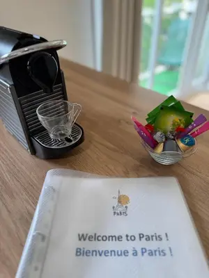 Plan de l'établissement Superbe appartement avec belle vue jardin