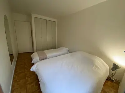 Un ou plusieurs lits dans un hébergement de l'établissement Appartement spacieux Paris Vanves Parc des expositions