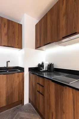 Cuisine ou kitchenette dans l'établissement Stylish Apartment - 1BR-4P - Vendôme Square