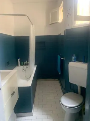 Salle de bains dans l'établissement Laurence