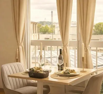 Boissons dans l'établissement Porte de Versailles - Premium studio with Eiffel Tower view and lift