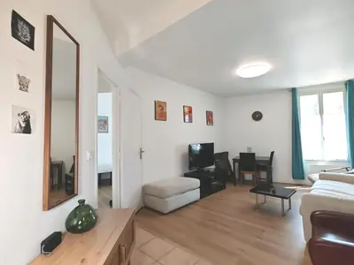 Coin salon dans l'établissement 3 Pièces près de Paris - Métro 4