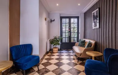 Coin salon dans l'établissement Hotel Marena