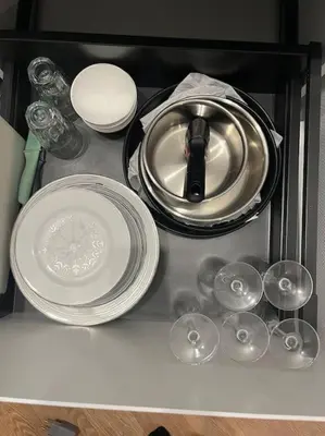 Boissons dans l'établissement Charmant Studio aux portes de Paris