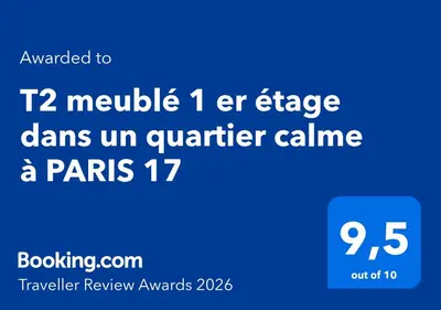 Plan de l'établissement T2 meublé 1 er étage dans un quartier calme à PARIS 17