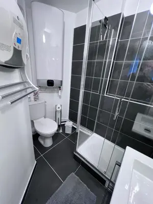 Salle de bains dans l'établissement Apartment Duplex Paris