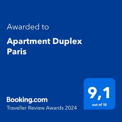 Certificat, récompense, panneau ou autre document affiché dans l'établissement Apartment Duplex Paris