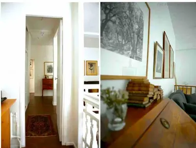 Coin salon dans l'établissement The Eifel Tower Artist Loft