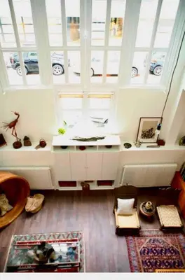 Coin salon dans l'établissement The Eifel Tower Artist Loft