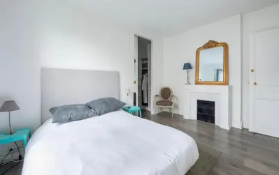 Un ou plusieurs lits dans un hébergement de l'établissement In front of Sacré Cœur - 2 Bedrooms in last floor