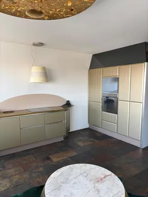 Cuisine ou kitchenette dans l'établissement Panoramic Glam Appart à Neuilly-sur-Seine