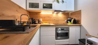 Cuisine ou kitchenette dans l'établissement EXPO - Paris Porte de Versailles Parc des Expo à 5min avec parking