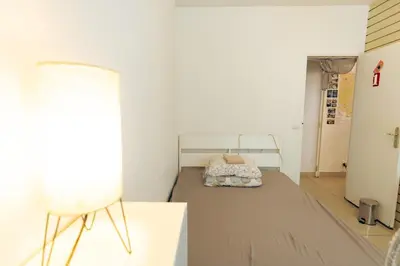 Un ou plusieurs lits dans un hébergement de l'établissement Korean Style Minbak Number Two PARIS