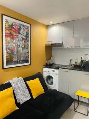 Cuisine ou kitchenette dans l'établissement Chic studio Marais Paris centre