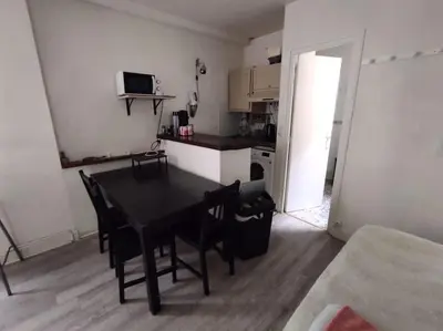 Cuisine ou kitchenette dans l'établissement apartment pl REPUBLIQUE