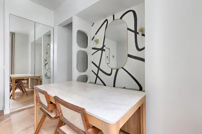 Plan de l'établissement Appartement de charme 1BR Condorcet Saint-Georges