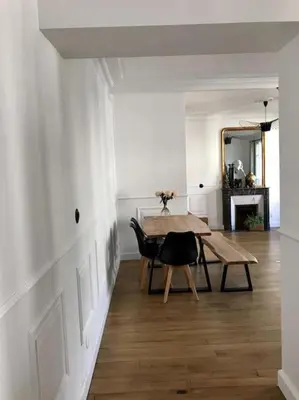 Plan de l'établissement Beautifully designed homely calm parisian duplex