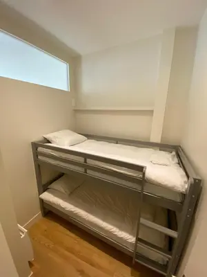 Un ou plusieurs lits dans un hébergement de l'établissement Appartement Aboukir
