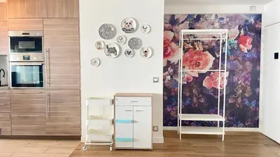 Cuisine ou kitchenette dans l'établissement 129 - Splendeur Confort et Modernité, Terrasse au Cœur de Paris