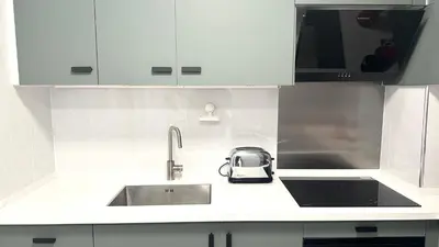 Cuisine ou kitchenette dans l'établissement 117- Charmant Appartement Cosy pour 5 au Cœur de Paris