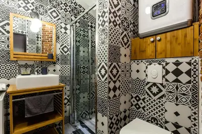 Salle de bains dans l'établissement Lavie Maison Montmartre Cozy Studio