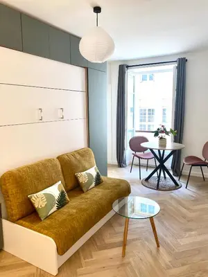 Coin salon dans l'établissement Brand New Apartment - Rue Cler Paris