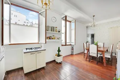 Cuisine ou kitchenette dans l'établissement Chez Maguy
