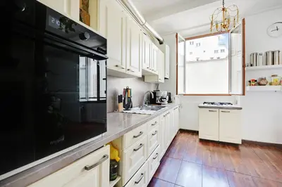 Cuisine ou kitchenette dans l'établissement Chez Maguy