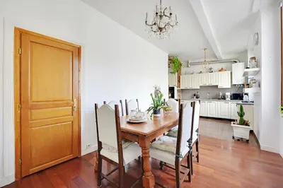Cuisine ou kitchenette dans l'établissement Chez Maguy