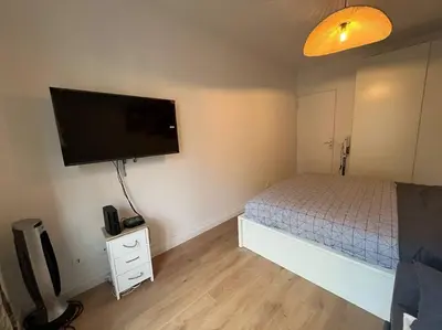 Un ou plusieurs lits dans un hébergement de l'établissement Residence 18 - Paris Rive Gauche