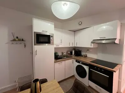 Cuisine ou kitchenette dans l'établissement Residence 18 - Paris Rive Gauche