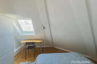 Un ou plusieurs lits dans un hébergement de l'établissement Flexliving - whole flat - Bausset