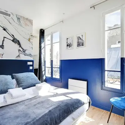 Studio Cosy for 2P with A-C - Near Montmartre