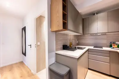 Cuisine ou kitchenette dans l'établissement 6 pers #2 Chambres #2 SDB #Père Lachaise #Paris 20