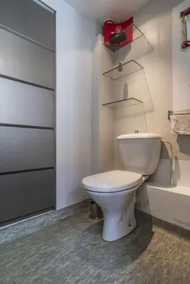 Salle de bains dans l'établissement Loft central
