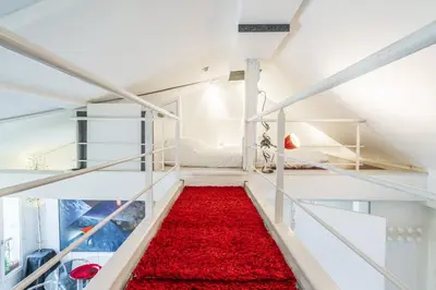 Un ou plusieurs lits dans un hébergement de l'établissement Loft central