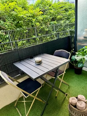 Jardin de l'établissement Evasion Grand Paris