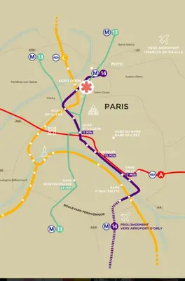 Plan de l'établissement Evasion Grand Paris