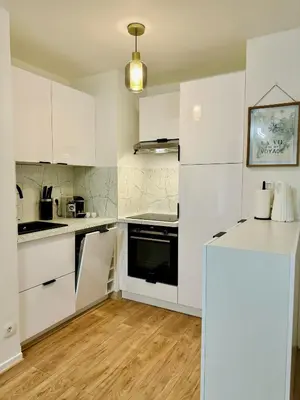 Cuisine ou kitchenette dans l'établissement Evasion Grand Paris