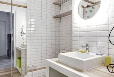 Salle de bains dans l'établissement Studio Avec vue Panoramique Paris 11
