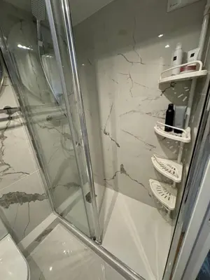 Salle de bains dans l'établissement Studio Tout Équipé Bourse