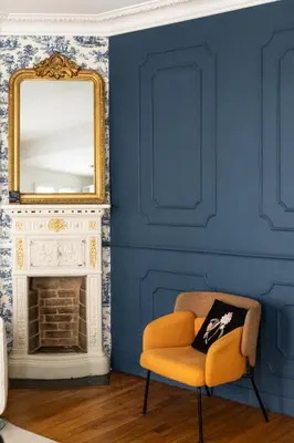 Coin salon dans l'établissement Charming Parisian Flat near Eiffel Tower