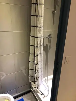 Salle de bains dans l'établissement Appartement quartier Sainte Marthe