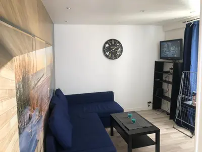 Télévision ou salle de divertissement dans l'établissement Appartement quartier Sainte Marthe