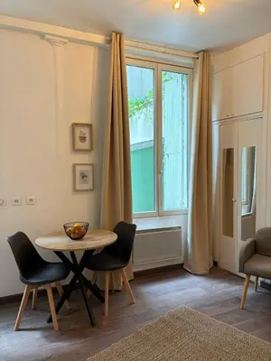 Coin salon dans l'établissement Cozy Studio